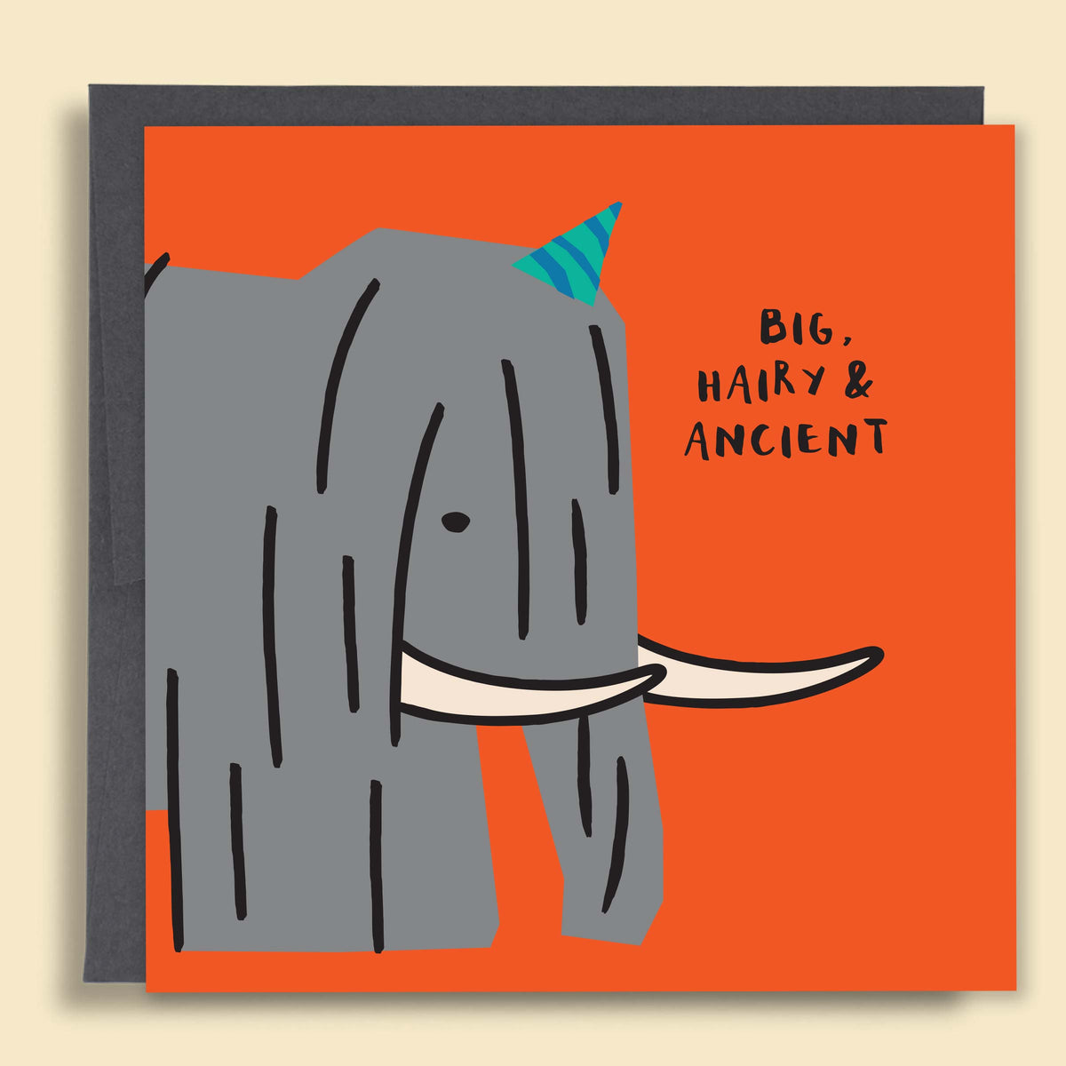 Big Hairy & Ancient — Australian-made greeting card by Papernest
