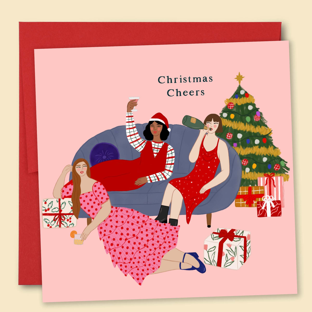 Christmas Cheers — Australian-made greeting card by Papernest