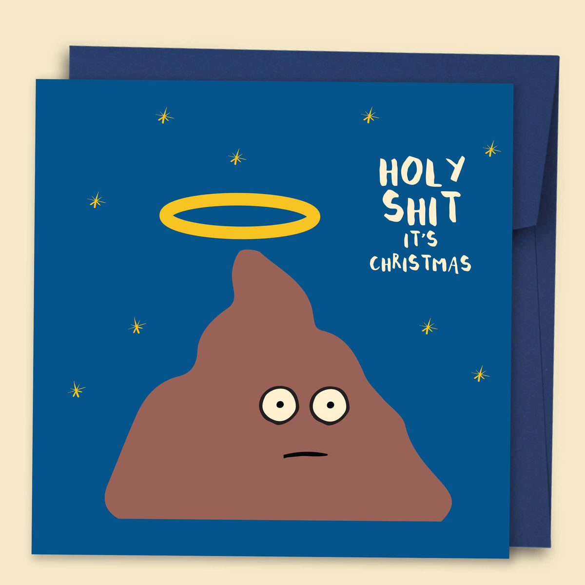 Holy Shit It's Christmas — Australian-made greeting card by Papernest
