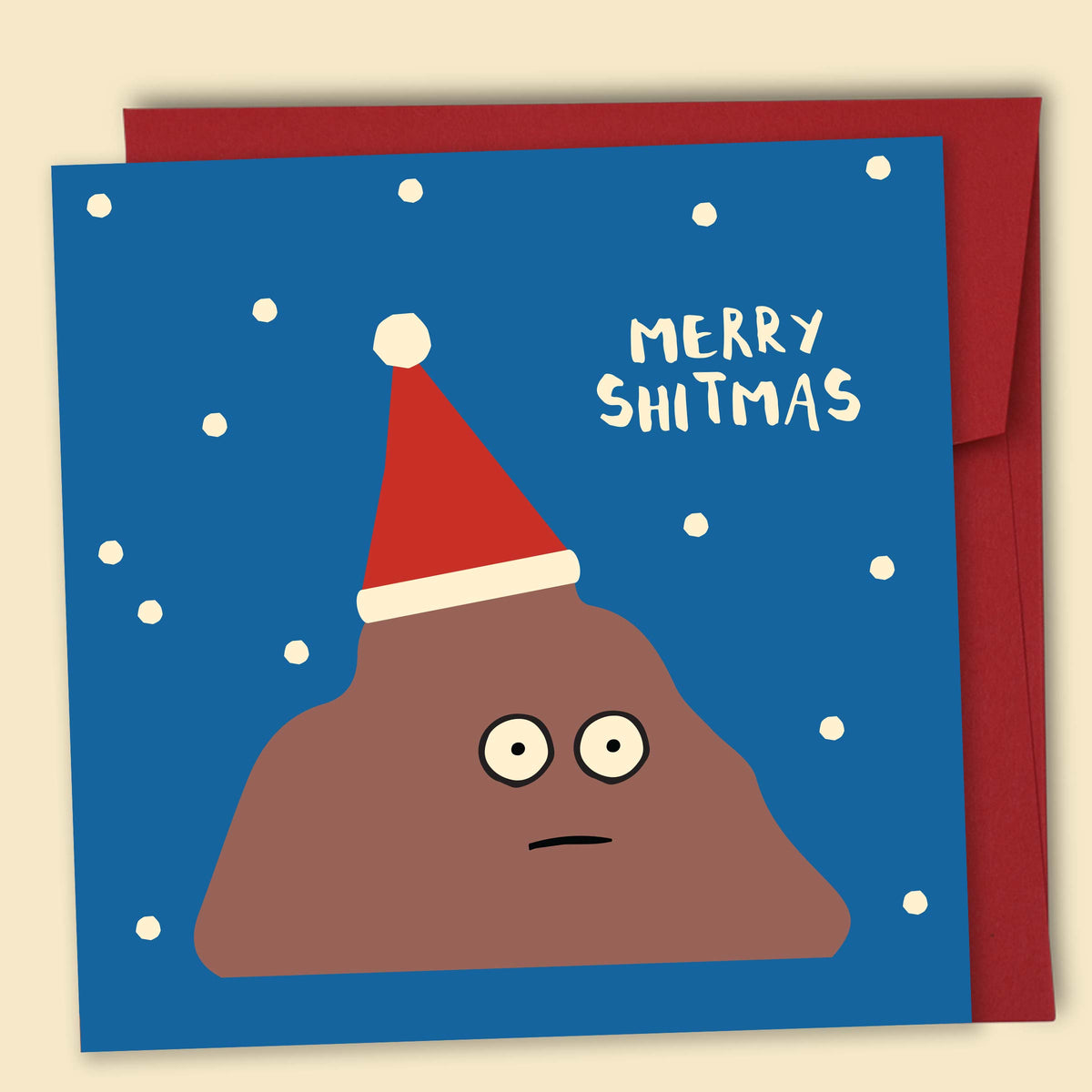Merry Shitmas — Australian-made greeting card by Papernest