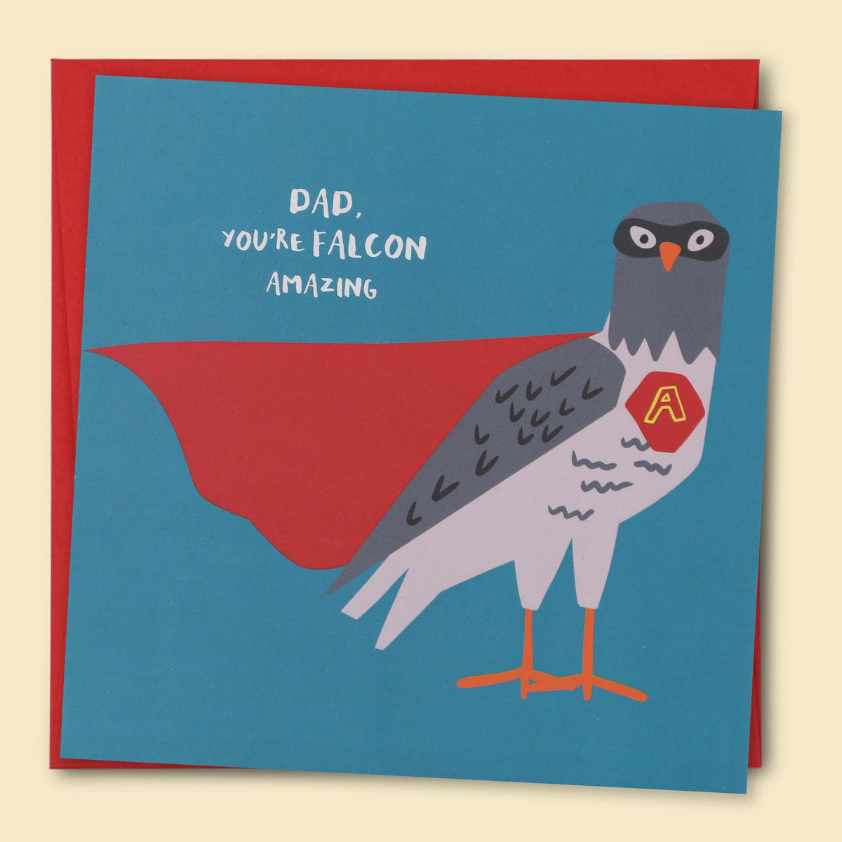 Dad, You're Falcon Amazing — Australian-made greeting card by Papernest